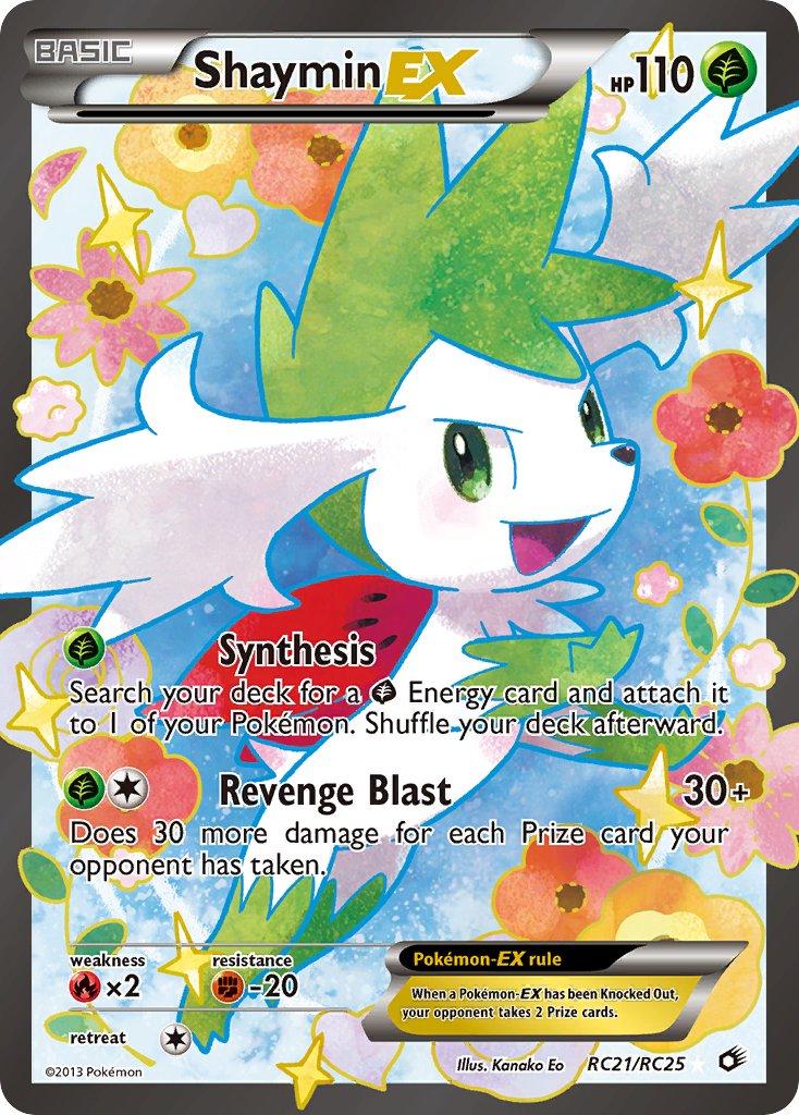 Legendary Treasures Shaymin EX Pokémon card